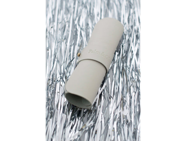 Leather Case - Light Grey Palm&Olive