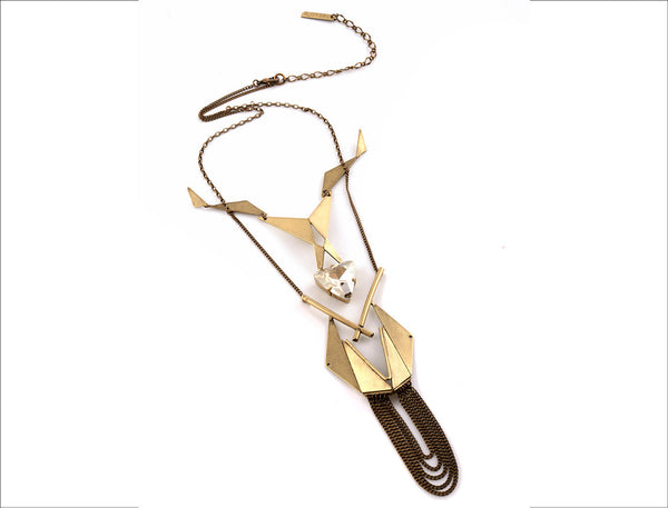 Dario's Cassandre Necklace Brass