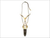 Dario's Cassandre Necklace Brass