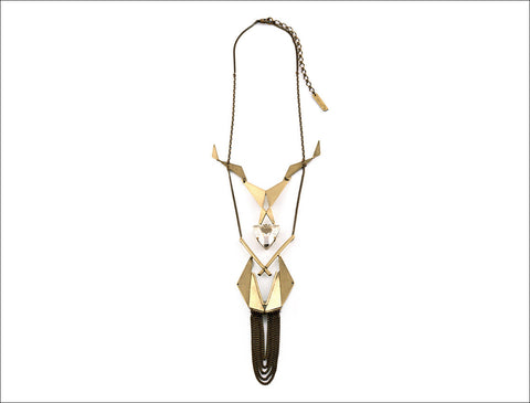 Cassandre Necklace Brass