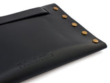 Leather Clutch Palm & Olive