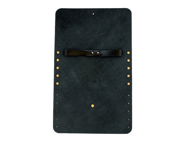 Leather Clutch Palm & Olive