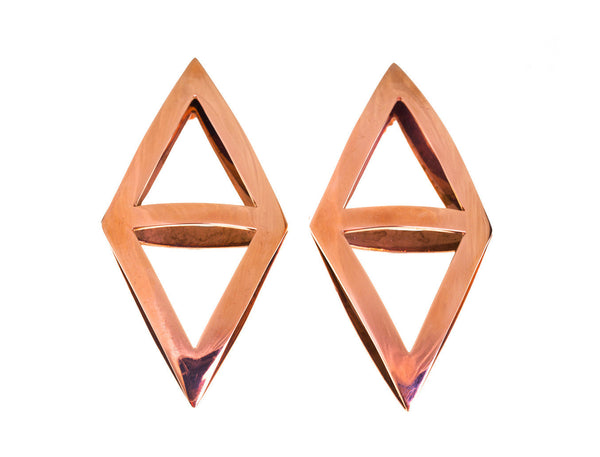 Cosmic Earrings (Rose-Gold Vermeil)