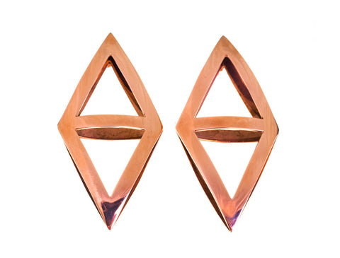 Cosmic Earrings (Rose-Gold Vermeil)