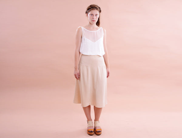 Crop Top with Ribbon Straps