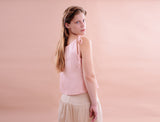 Crop Top with Ribbon Straps