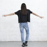 Cropped T - Black Naftul