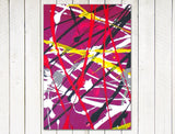 acrylic painting on canvas hira lila