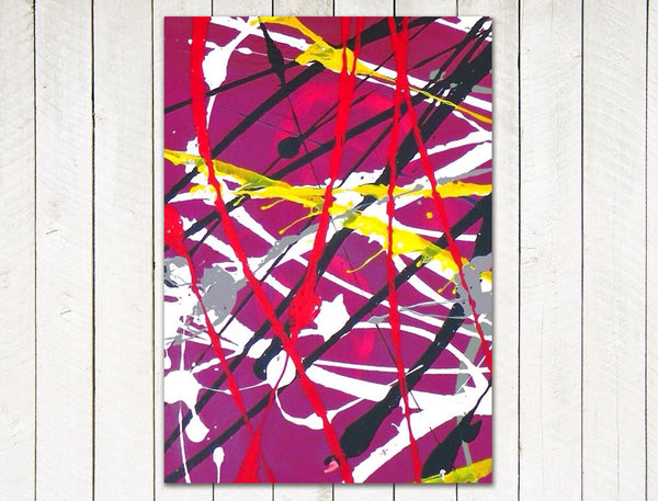 acrylic painting on canvas hira lila