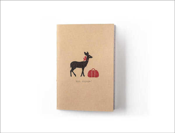 Handmade Deer Notebook