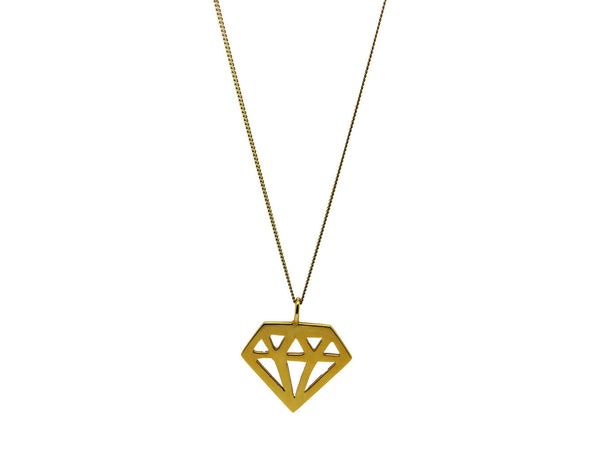 Diamond Pendant (Gold Vermeil)