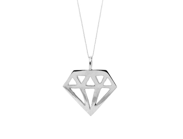 Diamond Pendant (Silver)