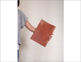 Handstitched Leather Document Folder