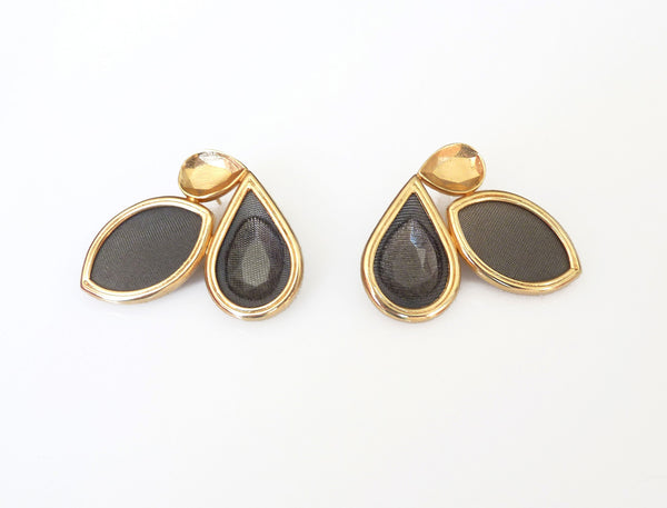 Drop and Marquise-Linked Earrings