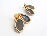 Drop and Marquise-Linked Earrings