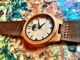 Bamboo Watch - Brown Leather
