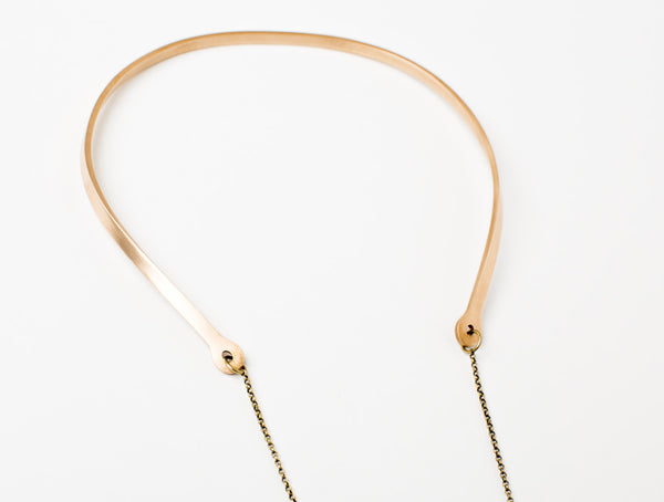 Geometric Statement Choker Necklace