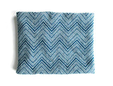 Blue And Grey Round Scarf