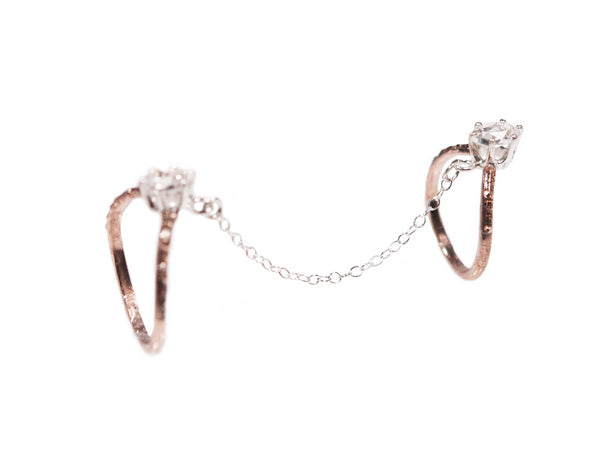 Esmeraude Double Ring