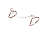 Esmeraude Double Ring