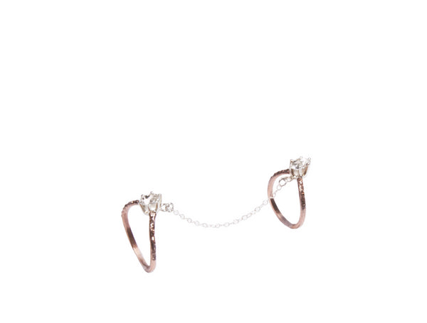 Esmeraude Double Ring