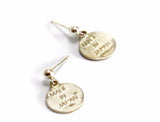 Delicate Silver Dangling Earrings, with 