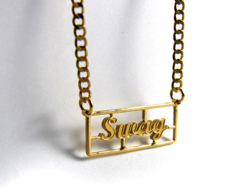 Golden "Swag" necklace