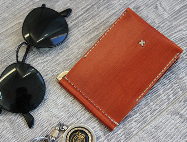 Flip Wallet in SADDLE jaqet