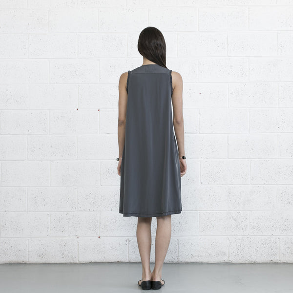 Flower Dress, Grey Naftul