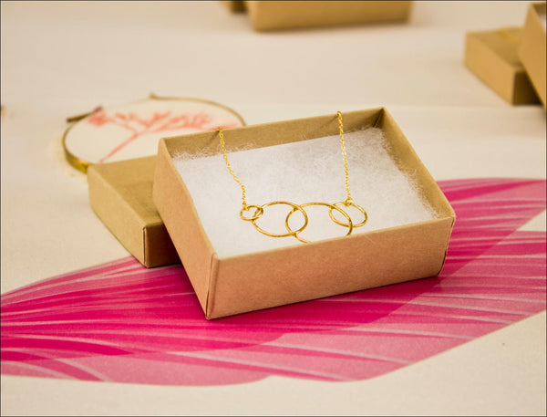Gold Circle Necklace