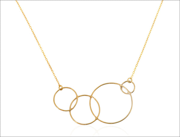 Gold Circle Necklace