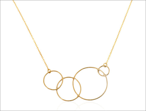 Gold Circle Necklace