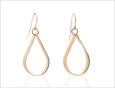 Gold Teardrop Earrings