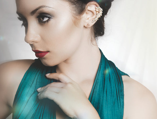 Feather Ear Cuff/Earring Laurie Fleming Jewellery