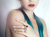 Gota De Aceite Double Ring Laurie Fleming Jewellery