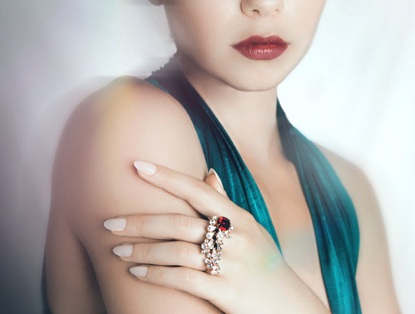 Gota De Aceite Double Ring Laurie Fleming Jewellery