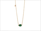 Green Onyx Vermeil Jessica Necklace/Bracelet