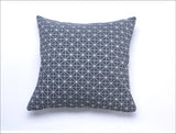 Grey Origami Geometric Pillow