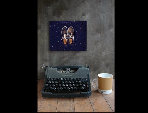 His Shoes Art Print