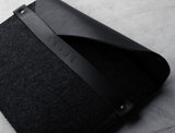 Handmade iPad Envelope Sleeve - Black