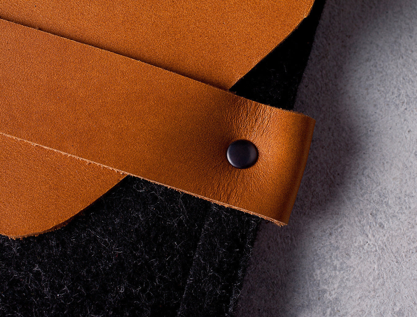 Handmade iPad Envelope Sleeve - Tan