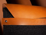 Handmade iPad Envelope Sleeve - Tan