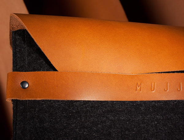 Handmade iPad Envelope Sleeve - Tan