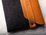 Handmade iPad Mini Envelope Sleeve - Tan