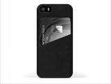 Handmade Leather iPhone 5(s) Wallet Case - Black