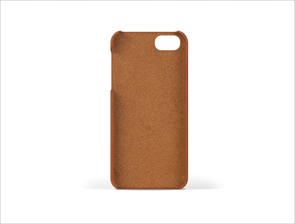 Handmade Leather iPhone 5(s) Wallet Case - Tan