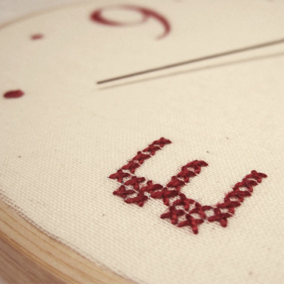 Handmade Contemporary Wall Clock