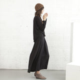 Kimono Cut Sweater, Black Naftul