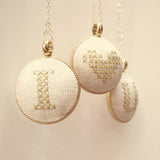 Hand-Stitched Heart Necklace