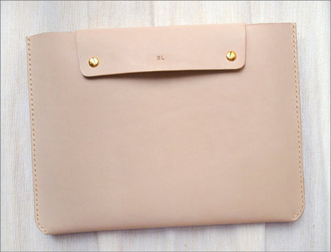 Handstitched Leather Personalized iPad3/ iPad2 / iPad Case